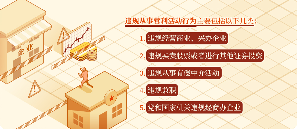 【黨紀(jì)學(xué)習(xí)】從事這些營利活動屬于違規(guī)行為